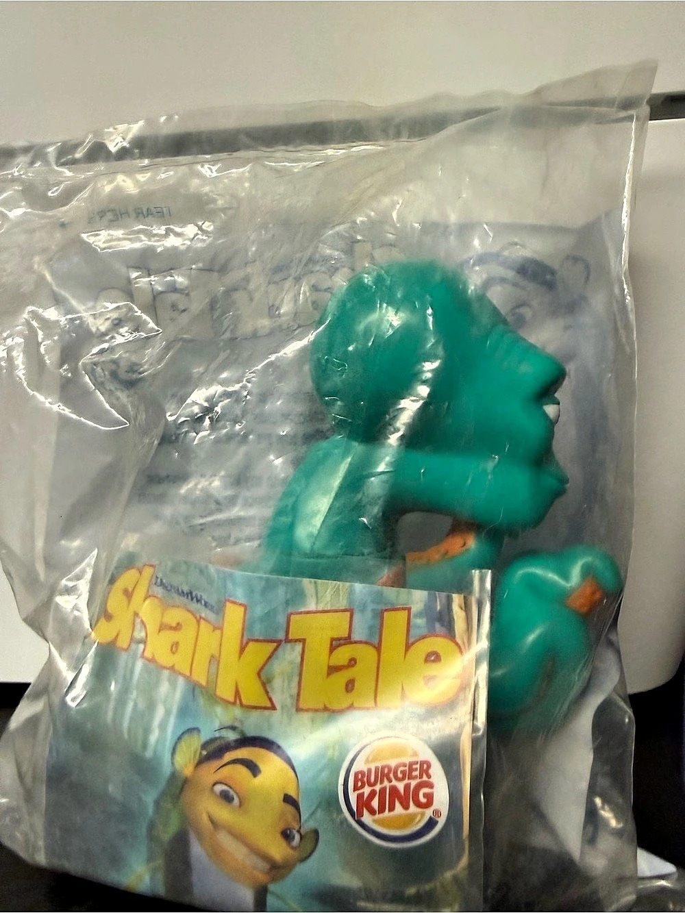 Burger King Shark Tale Kids Meal Toy Blue & Green